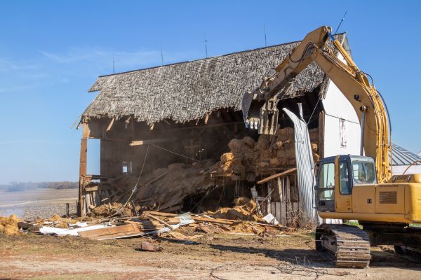 Barn Demolition in Schaumburg