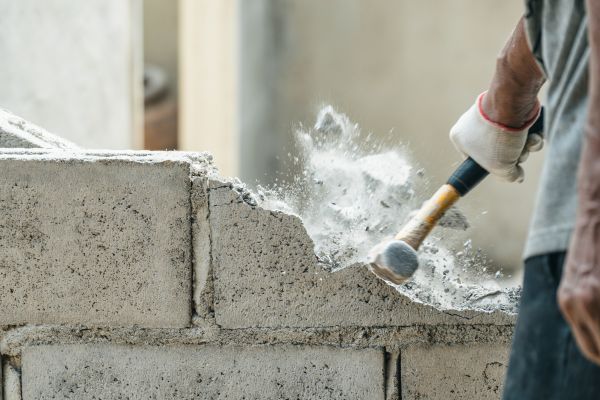 Block Wall Demolition in Schaumburg